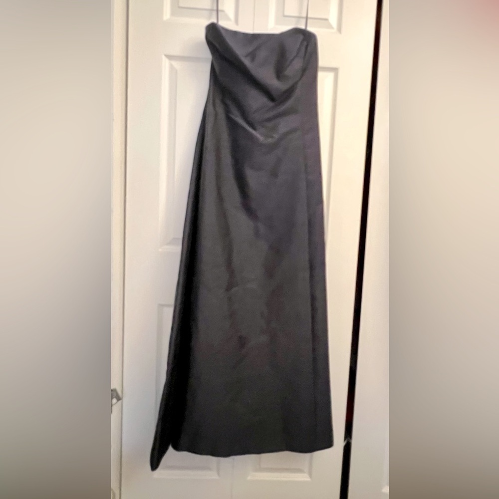 Ralph Lauren Navy Silk Ball Gown
